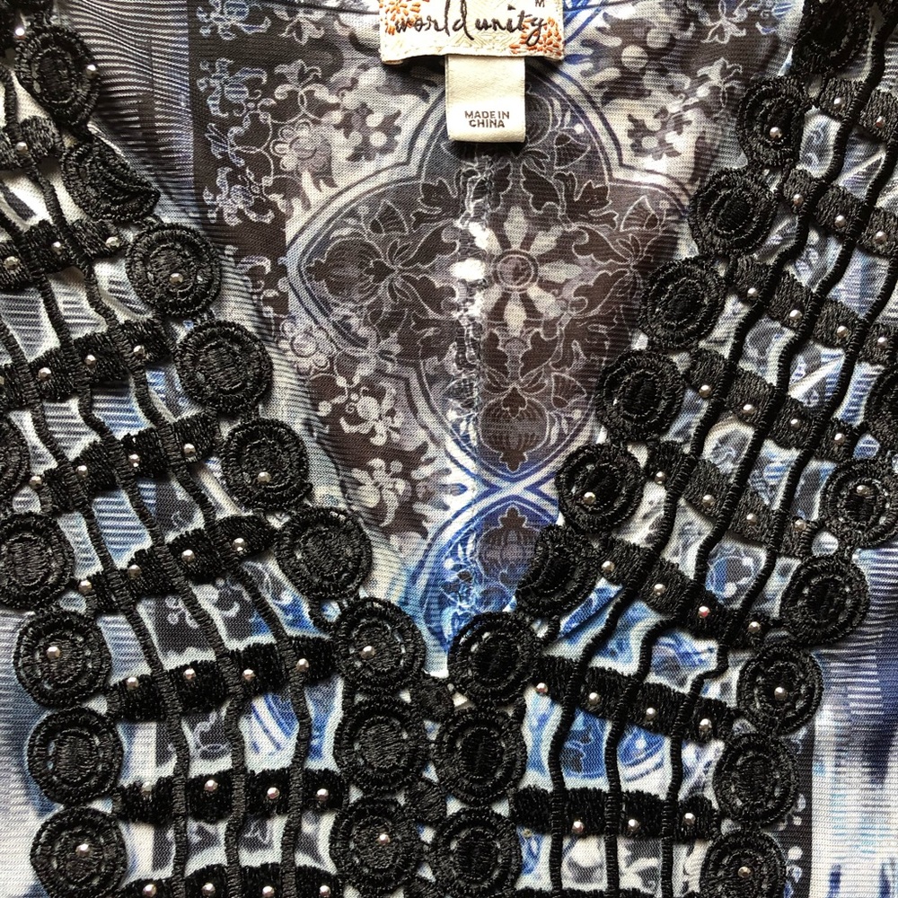 World Unity Boho Pattern Top - image 2